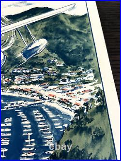 Gary Miltimore Original Air Catalina Travel Poster