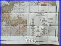 Geological Survey Map Book Los Angeles & Ventura Counties California Kew 1924