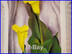 Georgia O'Keeffe 1989 Calla Lilly Art Poster Los Angeles County Museum of Art