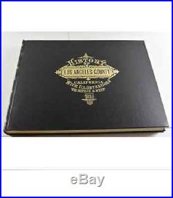 HISTORY of Los Angeles County CA 1880 Illustration Thompson West- old rare book