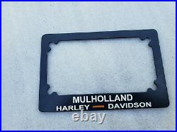 Harley Mulholland License Plate Frame Newest dealer los angeles county area