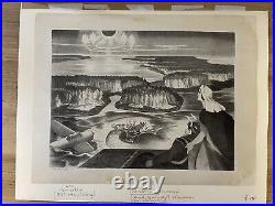 Henri Gilbert De Kruif (1882-1944, California) Pencil Etching Signed