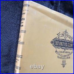 History Of Los Angeles County California Hardcover Reproduction Thompson & West