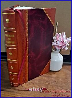History of Los Angeles County California 1880 Leather Bound
