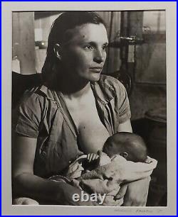 Horace Bristol -Portrait of Migrant Mother Breastfeeding-1937 Silver Gelatin