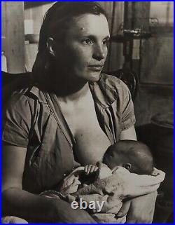 Horace Bristol -Portrait of Migrant Mother Breastfeeding-1937 Silver Gelatin