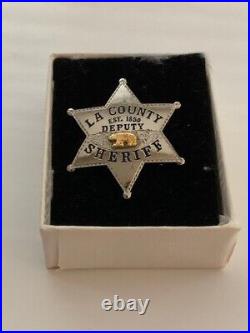 Huge lot of 90 Los Angeles County Sheriff Hat / Lapel Pin Lee Baca Sheriff Star