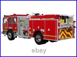 Iconic Replicas 164 LA County Fire Department KME Red 5 Alarm