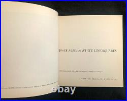 Josef Albers White Line Squares RARE 1966 LACMA Exhibition Catalogue Artist Book