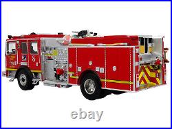 KME Predator Fire Engine #8 LA County Fire Department 1/64 Diecast Model Red 5