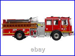 KME Predator Fire Engine LA County Fire Department 1/64 Diecast Model Red 5