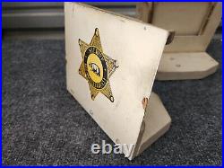 LASD Los Angeles County Sheriff Vintage Sign Photographer Estate West Hollywood
