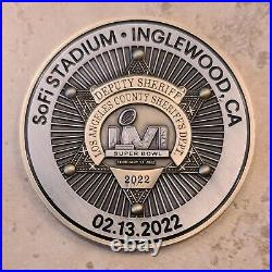 LASD Los Angeles County Sheriff's Dept. / Super Bowl 56 Challenge Coin 2022