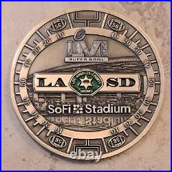 LASD Los Angeles County Sheriff's Dept. / Super Bowl 56 Challenge Coin 2022