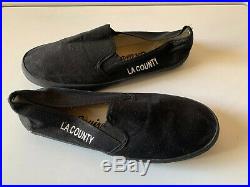 LA County Jail Standard Issue Cruiser Shoes Mens Size 9 Black Los Angeles