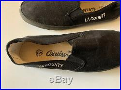 LA County Jail Standard Issue Cruiser Shoes Mens Size 9 Black Los Angeles