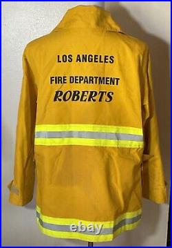 LA Fire Dept Hi Vis Flame-Resistant Parka Made in the USA by Transcon Size Large
