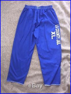 LA Los Angeles County Jail Blues shirt XXL & Pants XL Original Authentic Prison
