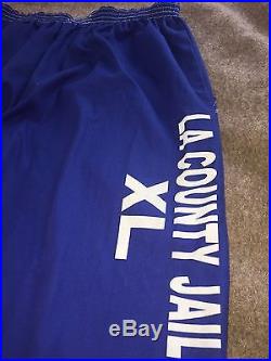 LA Los Angeles County Jail Blues shirt XXL & Pants XL Original Authentic Prison