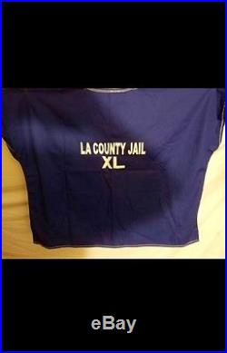 LA Los Angeles County Jail Blues shirt and pants