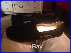 LA Los Angeles County Mens Jail Shoes Black Size 11