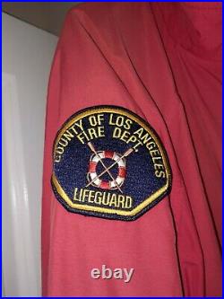 LA Los Angeles County Ocean Lifeguard Official Jacket XL