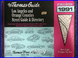 LOS ANGELES AND ORANGE COUNTIES STREET GUIDE AND DIRECTORY By Thomas Bros Maps