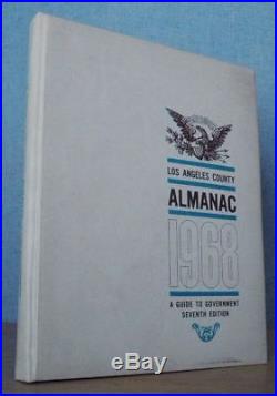 LOS ANGELES COUNTY ALAMANAC 1968 Republican Central Committee 7th Edition