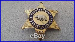 Los Angeles County Deputy Sheriff Badge Rll Mfg Obsolete Repro Novelty