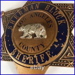 LOS ANGELES COUNTY SHERIFF'S PLAQUE (LA COUNTY) Sherman Block vintage 8