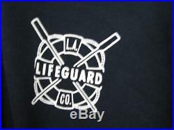 Lifeguard L. A. County Los Angeles Official hoodie sweatshirt Men's small