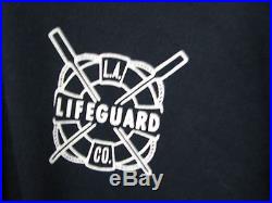 Lifeguard L. A. County Los Angeles Official hoodie sweatshirt rare Baywatch small