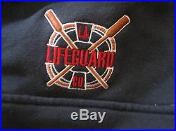 Lifeguard L. A. County Los Angeles official authentic sweatshirt jacket large