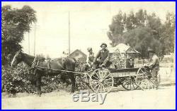 Los Angeles CA Southern Counties Gas Co Advertising Wagon c1910 RPPC xst