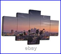 Los Angeles County Aerial View Wall Decor California Skyline Landscape Wall