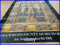 Los Angeles County Art Museum Poster Olivetti 1985 Treasury Of San Marco 24x33