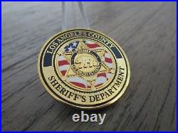 Los Angeles County CA Sheriffs Department Challenge Coin #537J