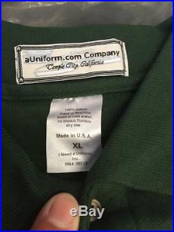 Los Angeles County California Sheriff Polo Uniform Shirt Green No Longer Worn