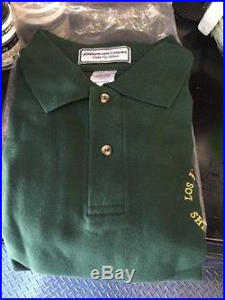 Los Angeles County California Sheriff Polo Uniform Shirt Green No Longer Worn