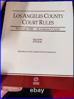 Los Angeles County Court Rules 2022