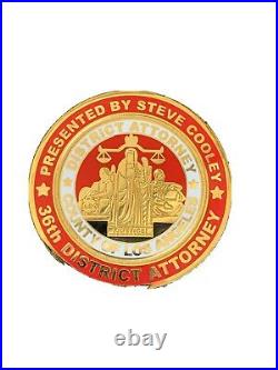 Los Angeles County DA Steve Cooley Challenge Coin