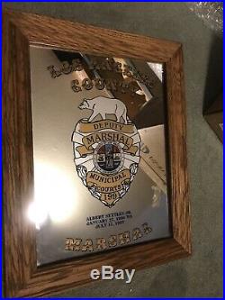 Los Angeles County Deputy Marshal Wall Mirror Decor