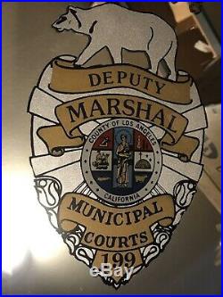 Los Angeles County Deputy Marshal Wall Mirror Decor