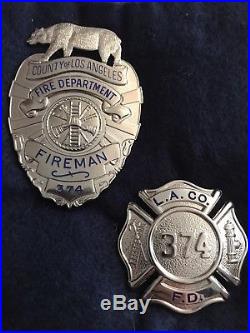 Los Angeles County Fire Badges