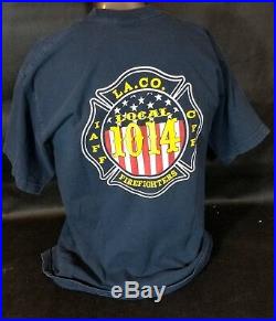 Los Angeles County Fire Department DEPT Local 1014 IAFF CPF T Shirt Men's L