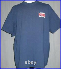 Los Angeles County Fire Department XXL Heavy Equipment T-Shirt (2XL 2X XX Large)