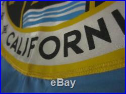 Los Angeles County Flag Hortie Van city usa american banner old california vtg