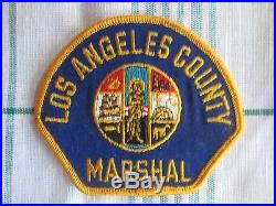 Los Angeles County Marshal Patch Vintage