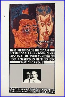 Los Angeles County Museum Art Exhibition Poster Rifkind The Human Image 1981