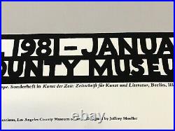Los Angeles County Museum Art Exhibition Poster Rifkind The Human Image 1981
